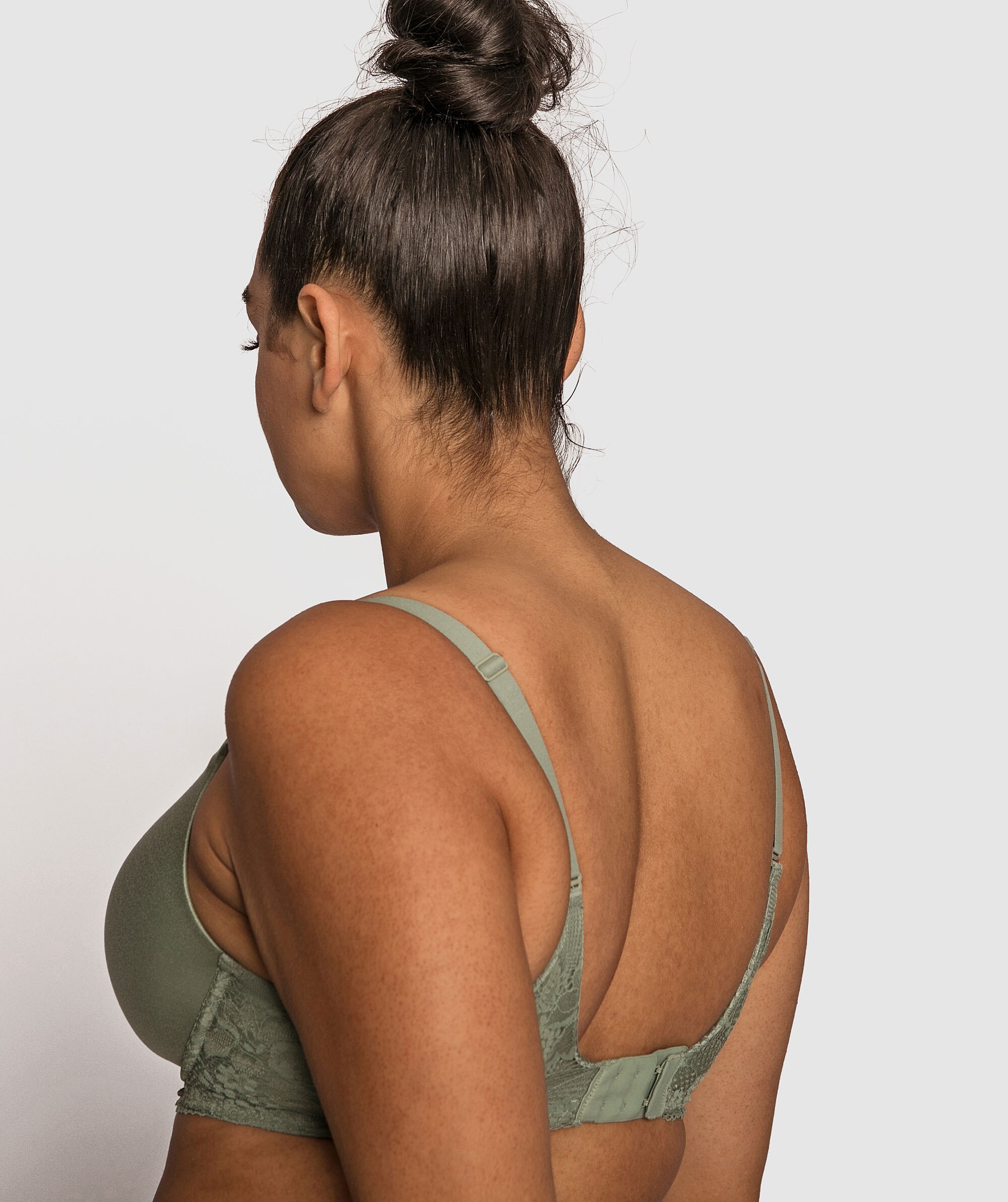 Body Bliss Lace Full Cup Bra - Green