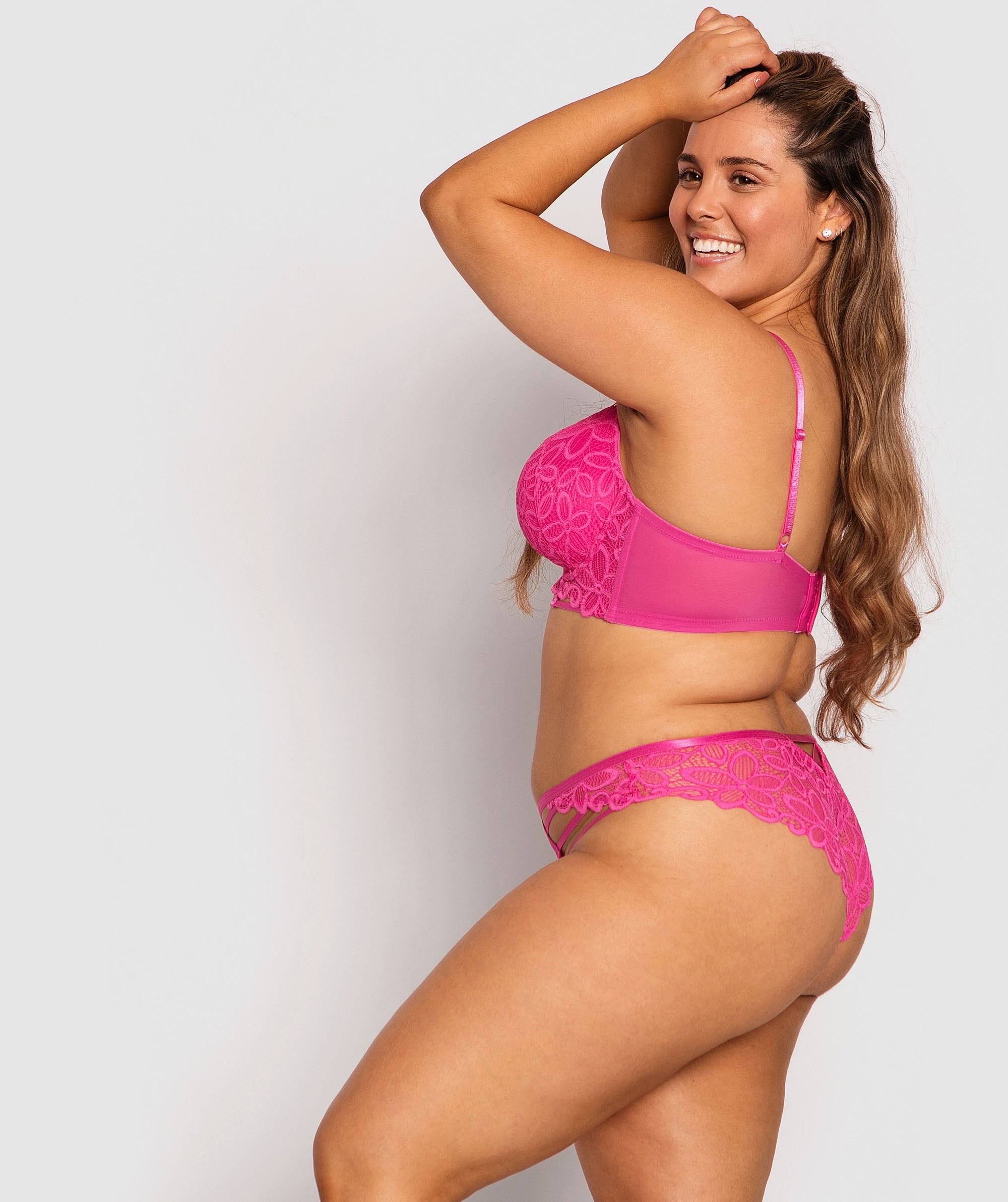 Kira Brazilian Knicker - Pink 