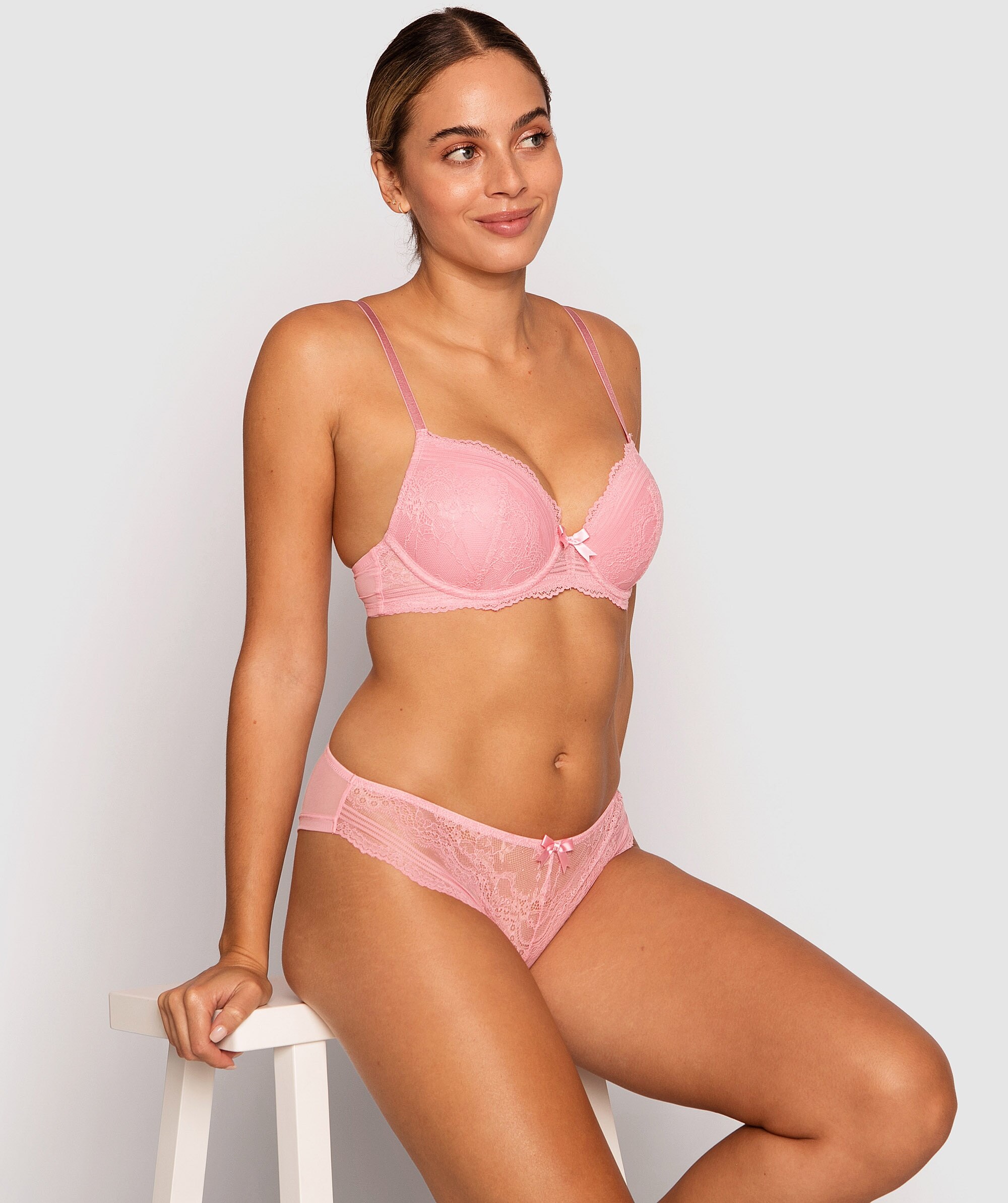 Olivia Brazilian Knicker - Pink 
