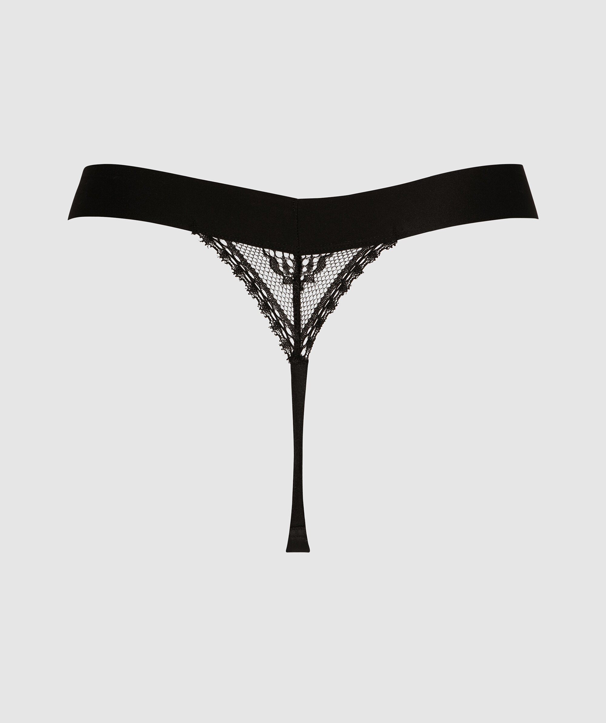 Smooth Luxe Mini V Knicker - Black 