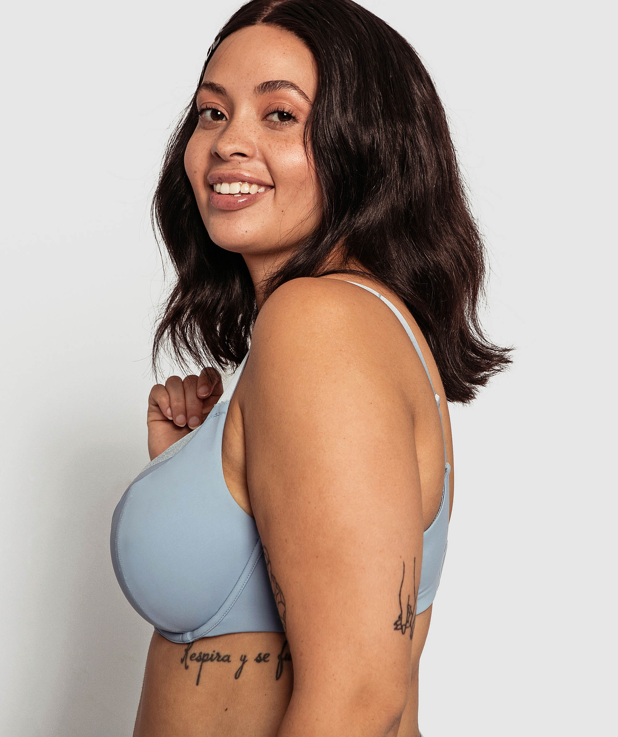 My Every Day Full Cup Underwire Bra - Light Blue