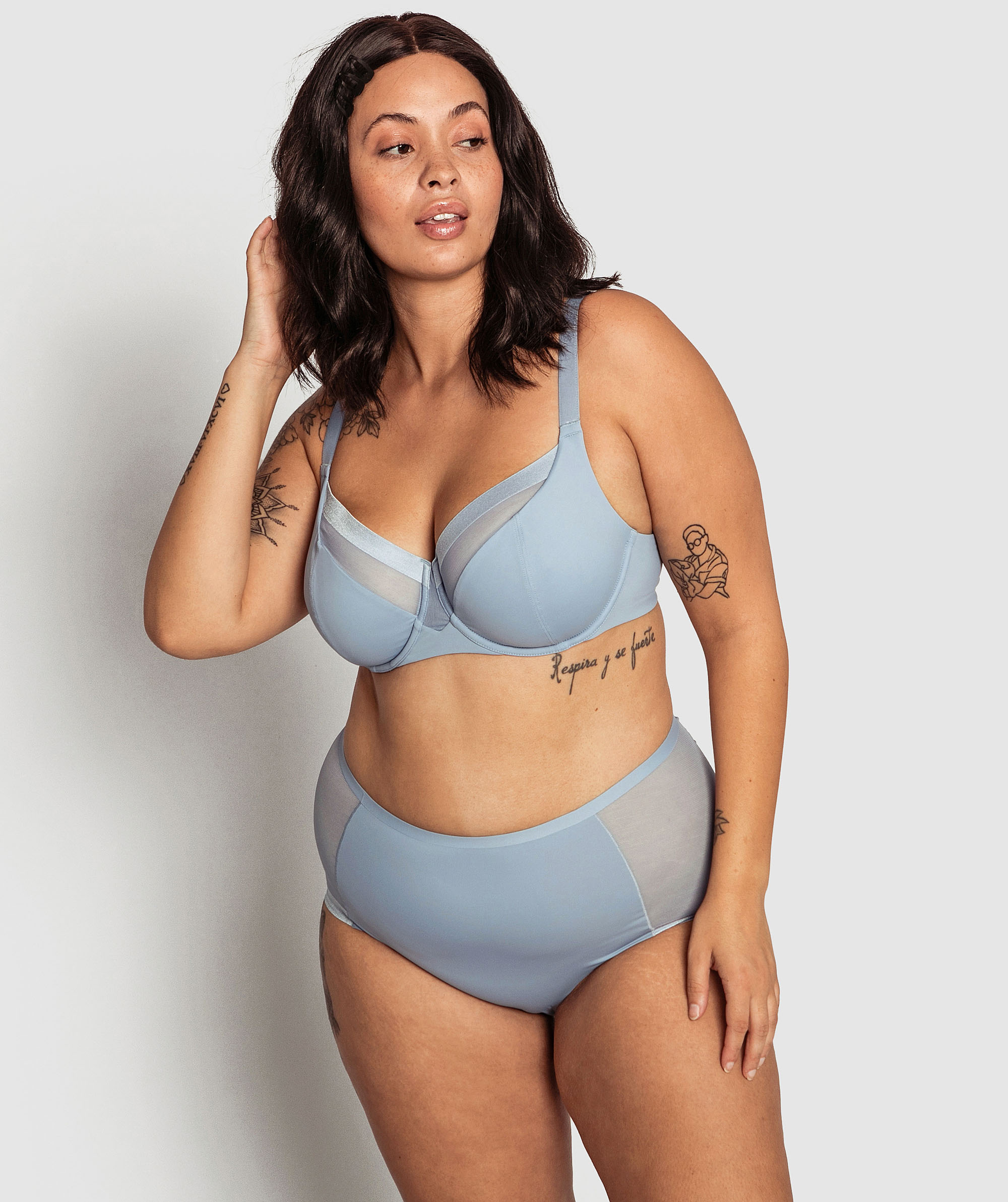 My Every Day Full Cup Underwire Bra - Light Blue