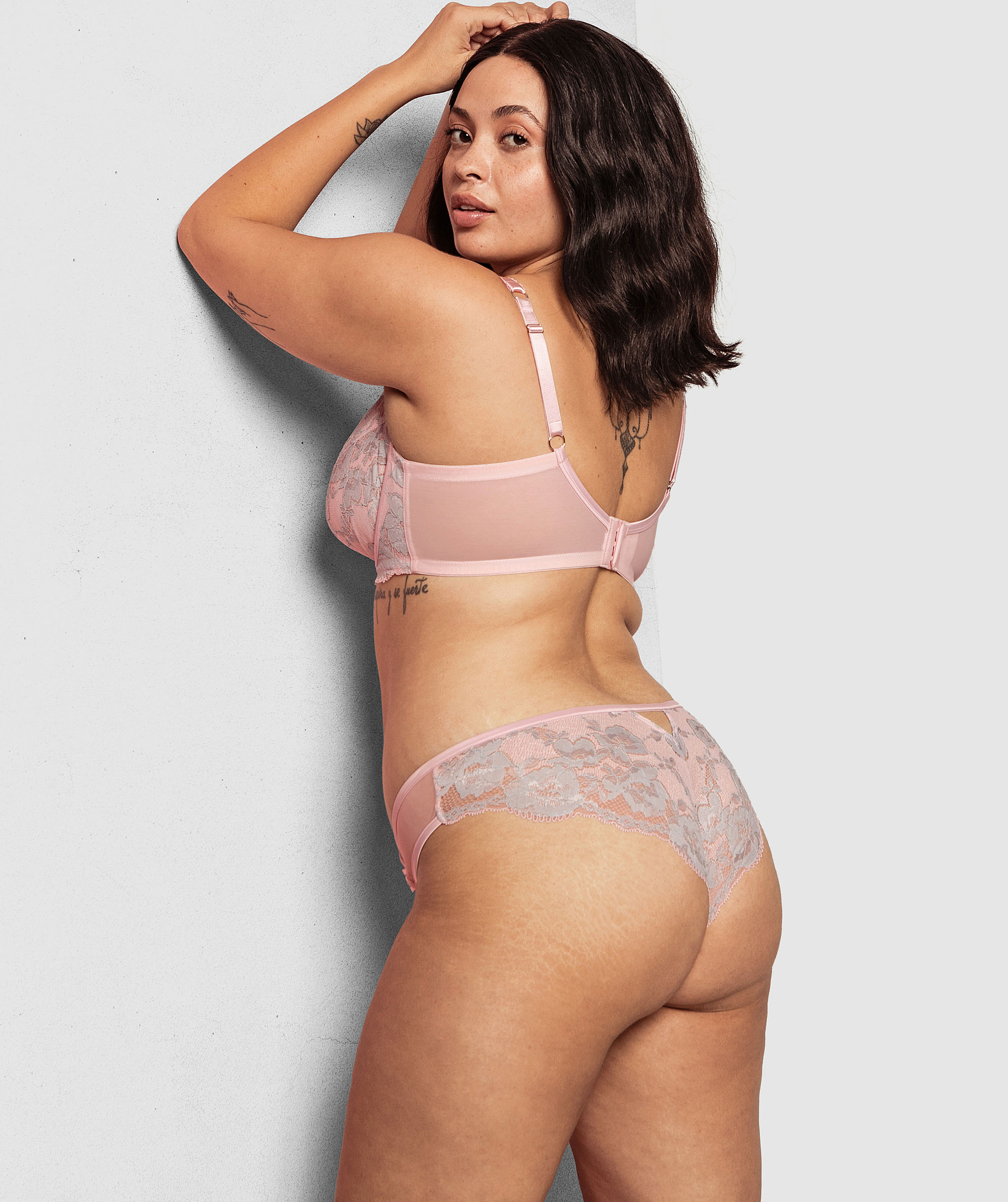 Venus Brazilian Knicker - Light Pink