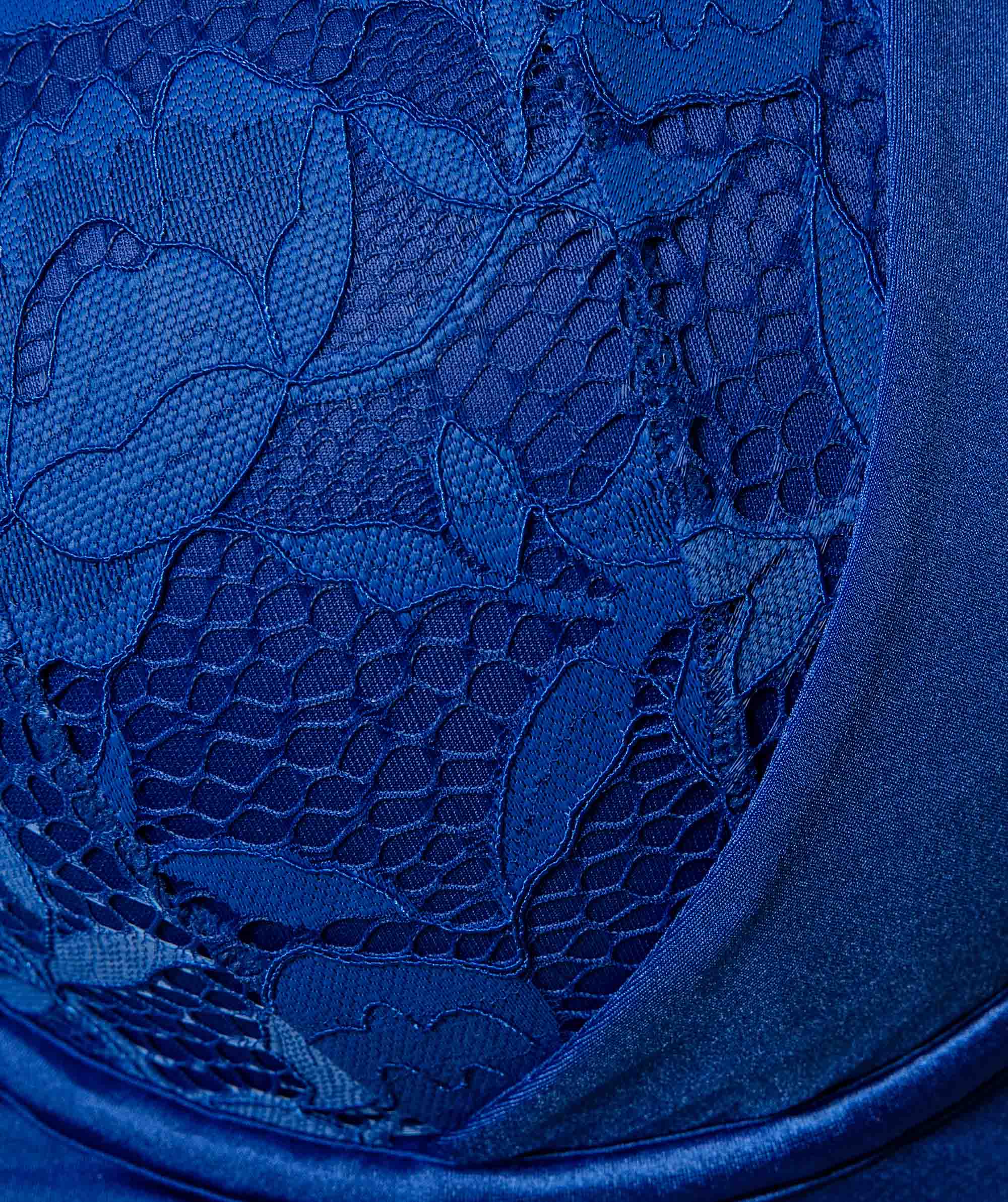 Charmenie Balconette Full Cup Bra - Cobalt Blue