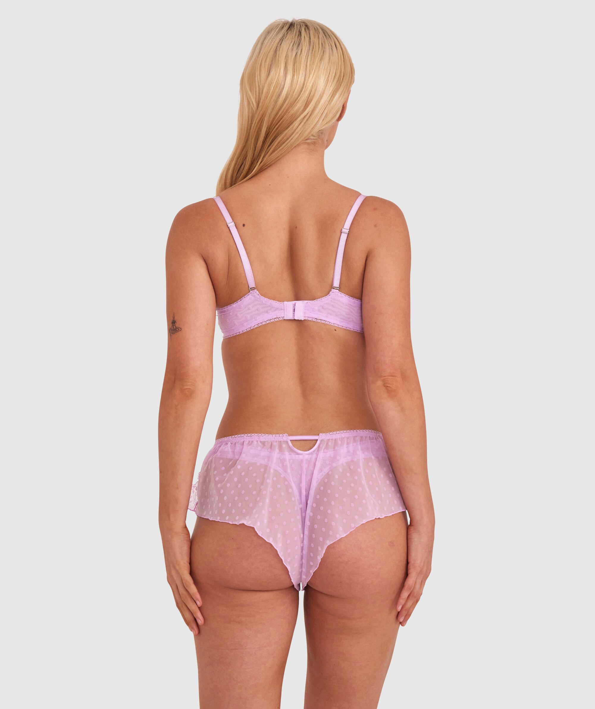 Bras N Things Daphne Sleeveless Bodysuit Lavender 01519601