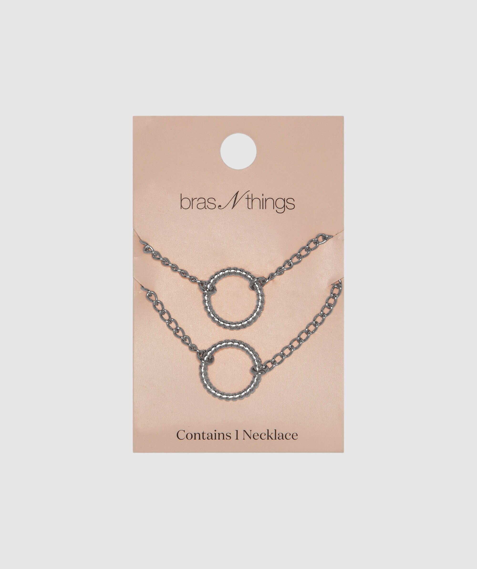 Infinity Necklace & Bracelet 2 Pack - Silver