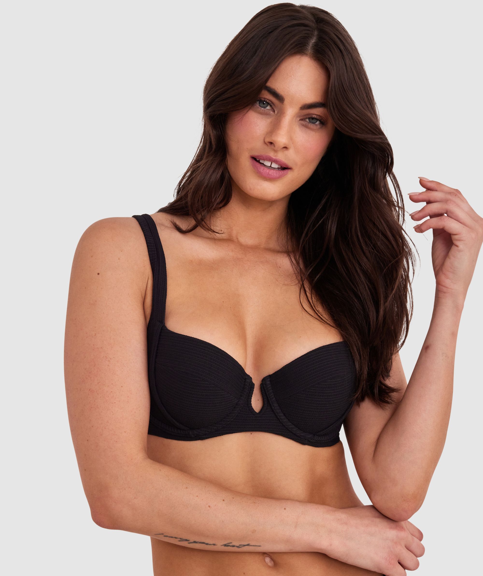 push up swim tops
