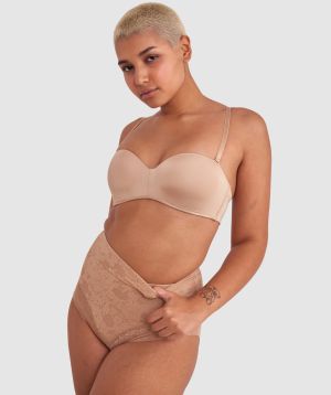 Luxe Solutions Control High Waisted Brief - Nude 3