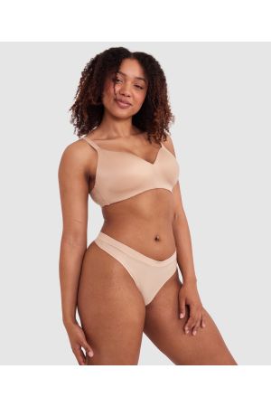 Body Bliss V-String Knicker - Nude