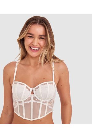Bethany Underwire Corset - Ivory