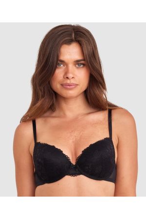 Betsie Push Up Bra - Black