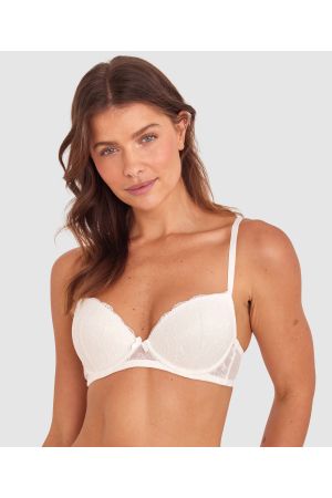 Sally Push Up Bra-Ivory