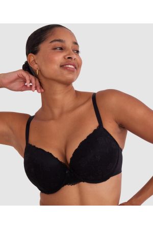 Betty Push Up Bra - Black