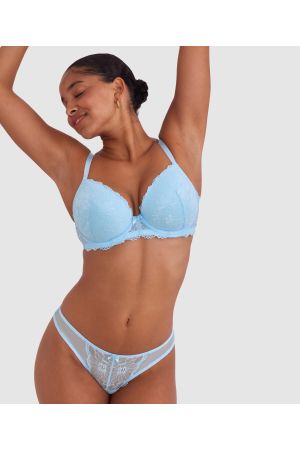 Betty G String - Light Blue
