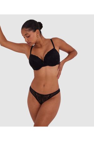 Betty G String - Black