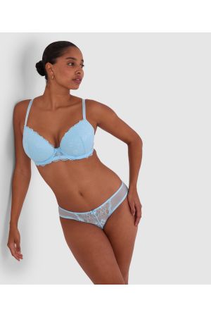 Betty Brazilian Knicker - Light Blue