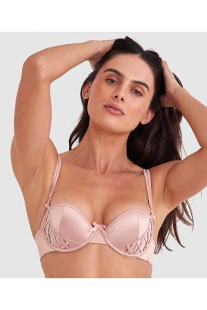Vamp Bittersweet Push Up Bra - Blush Pink