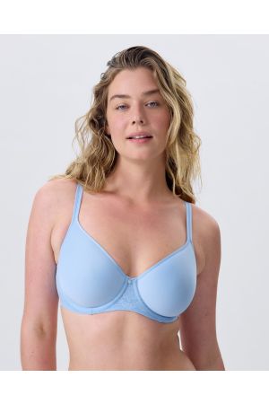 Pure Body Full Cup Bra - Light Blue