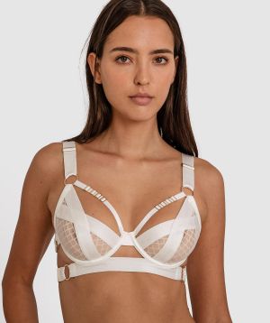 Night Games Utility Underwire Soft Cup Bra - Ivory