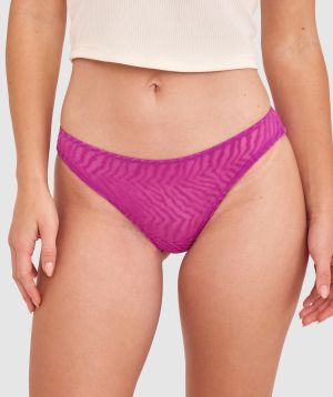 Kitty Brazilian Knicker-Purple