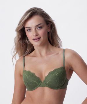 Arya Lightly Lined Bra - Khaki