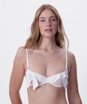 Night Games Pinky Promise Unlined Bra - Ivory