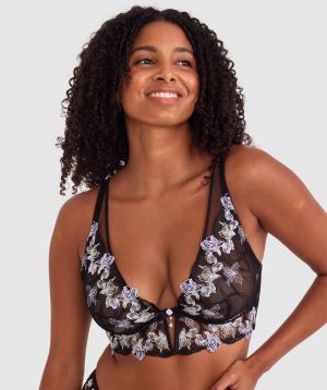 Enchanted All For You Longline - Black/ Light-Green