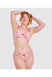 Berry Cute Underwire Bra - Print Check