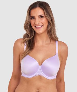 Body Bliss Lace Full Cup Bra - Light Purple