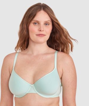 Pure Body Full Cup Bra-Light Green