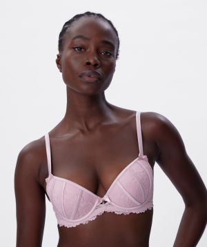 Bethany Push Up Bra - Light Pink