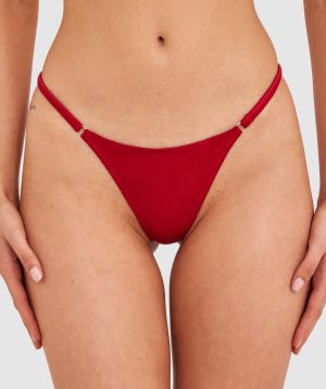 Night Games Pinky Promise String-Dark Red