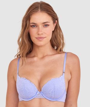 Bethany Essentials Contour Plunge Bra - Pale Blue