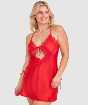 Night Games More Passion Slip - Red
