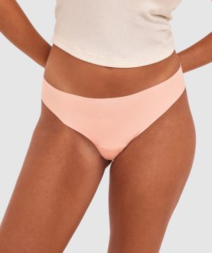Smooth Comfort Cotton G String - Blush Pink