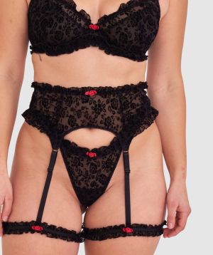 Beatrix Suspender - Black