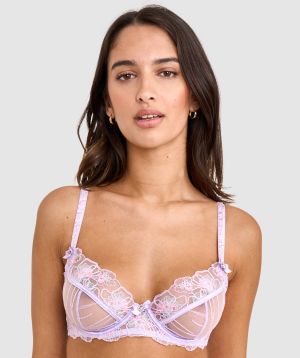 Enchanted Leilani Underwire Bra - Purple