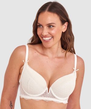 Sable Lightly Lined Bra - Ivory