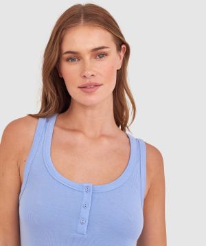 Body Bliss Lounge Cami-Blue