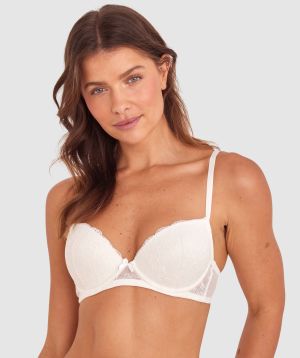 Sally Push Up Bra-Ivory
