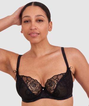 Rosalie Full Cup Bra - Black