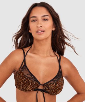 Angelique Bralette - Print Animal