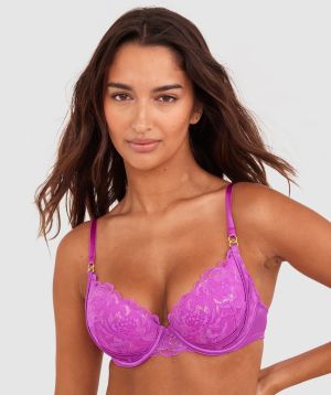 Narelle Lightly Lined Bra - Purple