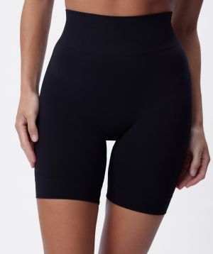 Base Layers Mid Rise Shortie - Black