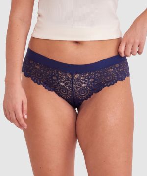 Audrey Brazilian Knicker - Navy