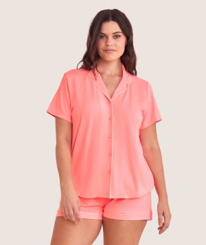 Emilia Short Sleeve Top - Pink