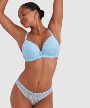 Betty G String - Light Blue