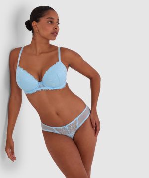 Betty Brazilian Knicker - Light Blue