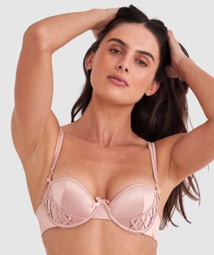 Vamp Bittersweet Push Up Bra - Blush Pink