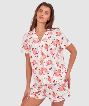 Peachy Cheeks Short Sleeve-Print